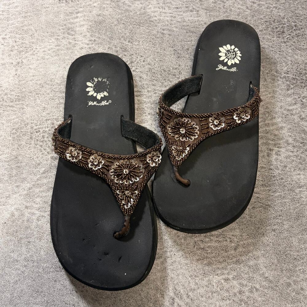 Y2k Embellished Floral Beaded Sandals